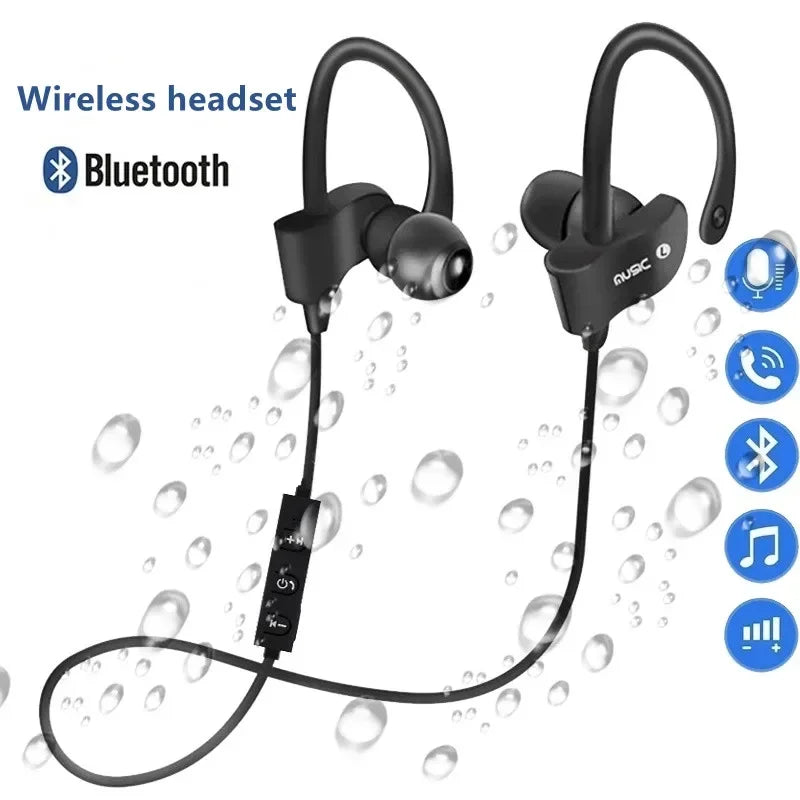 FlexSound™ - Anti-Sweat Wireless Ear Hook Sport Earphones