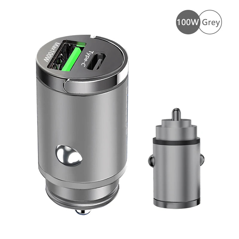 ChargePro™ - 100W Ultra-Fast Mini Car Charger