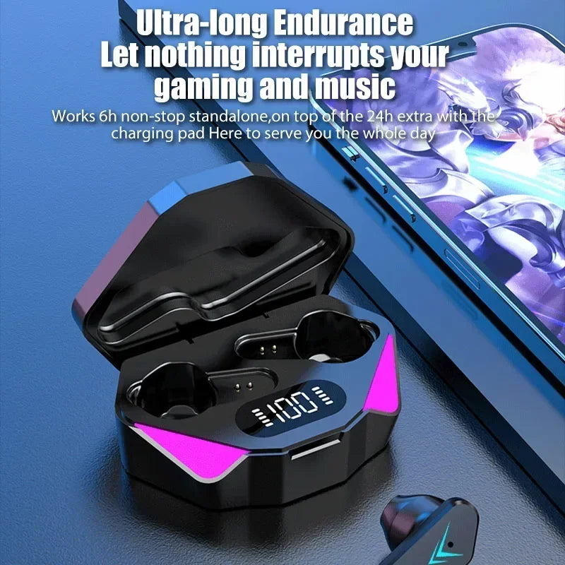 AIR X15™ - Wireless Bluetooth Gaming Earbuds with 65ms Low Latency