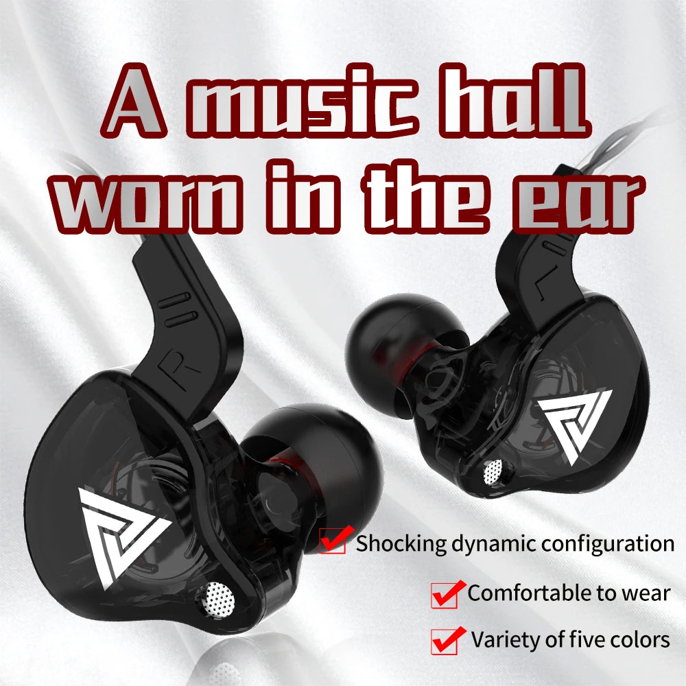 QKZ™ AK6 - HiFi Wired Earphones for Gaming & Music