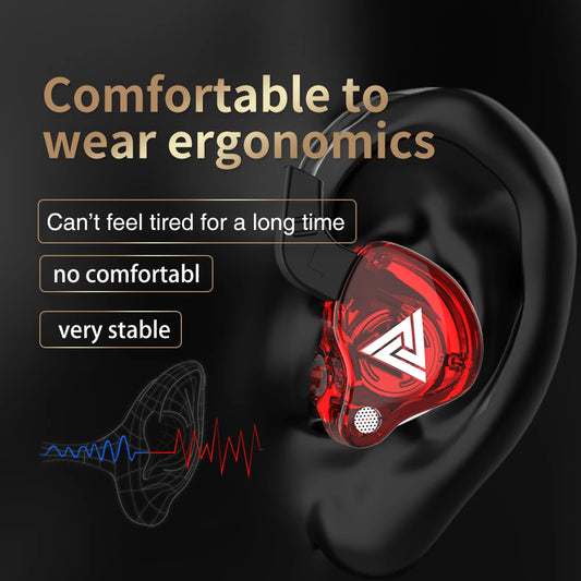 QKZ™ AK6 - HiFi Wired Earphones for Gaming & Music